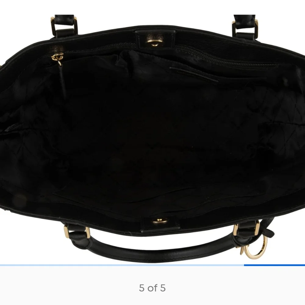 RRP $600 MICHAEL KORS Aria Grab Tote Bag in Black - Picture 5 of 5